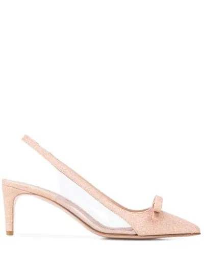 Red Valentino Redvalentino Sandie Bow Detail Pumps In Neutrals