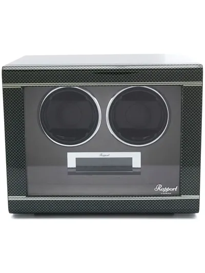 Rapport Formula Double Watch Winder In Black