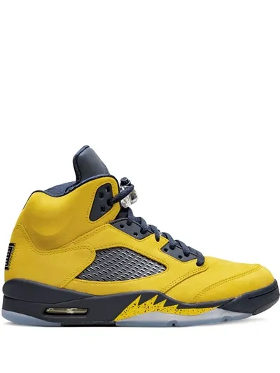 Jordan Air  5 Retro Se Michigan In Yellow