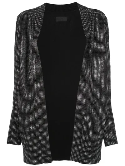 Rta Serge Studded Cardigan In Black