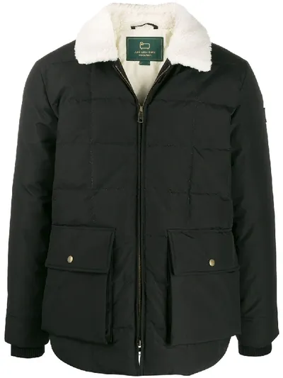 Woolrich Down Padded Jacket In Black