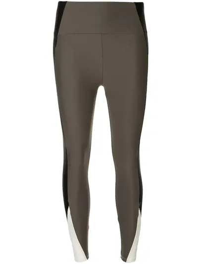 Lanston Sport Side Panelled Leggings In Grey