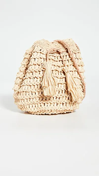 Mar Y Sol Olympia Bucket Bag In Natural