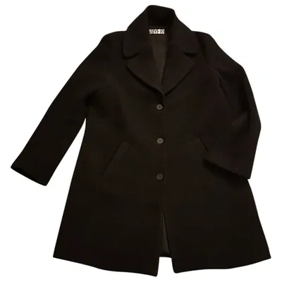 Pre-owned Aniye By Wool Coat In Black