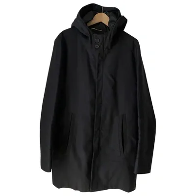 Pre-owned Tiger Of Sweden Peacoat In Black