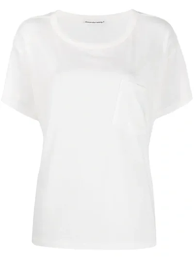 Alexander Wang T Chest-pocket Short Sleeve T-shirt In White