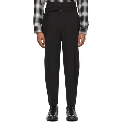 Diesel Double-waist Trousers In 9xx Black