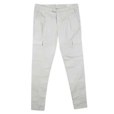 Pre-owned Fabiana Filippi Beige Cargo Pocket Detail Pants Xxs