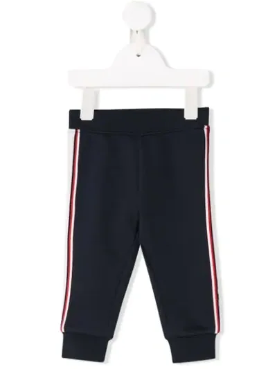 Hugo Boss Babies' Boss Track Trousers In Blue