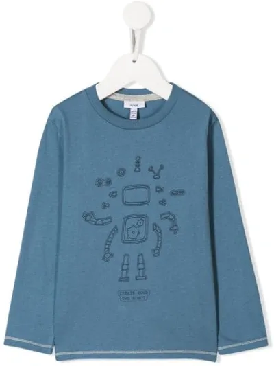 Knot Kids' Robby The Robot Top In Blue