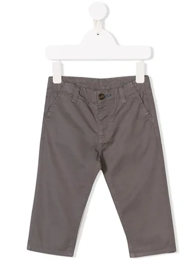 Knot Babies' Twill Chinos In Grey