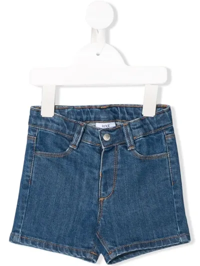 Knot Babies' Classic Denim Shorts In Blue