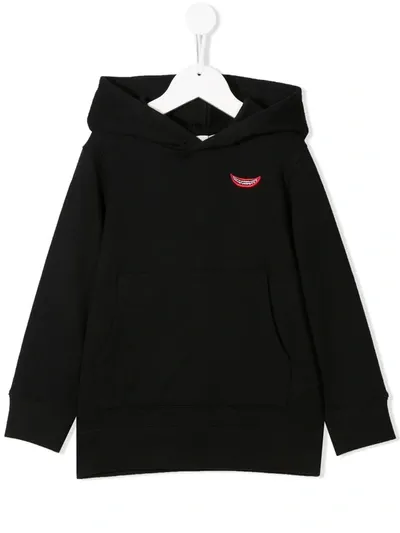 Stella Mccartney Kids' Have A Nice Day Hoodie In Black