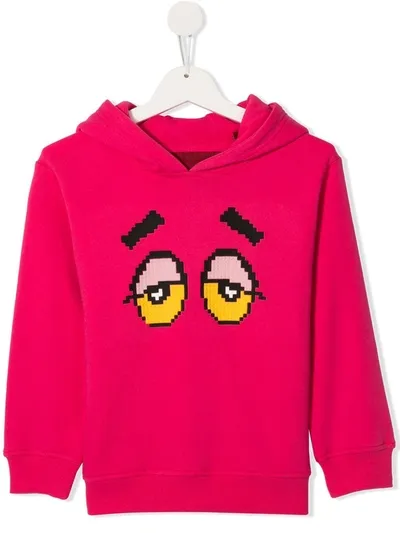 Mostly Heard Rarely Seen 8-bit Kids' Tiny Drowsy Hoodie In Pink