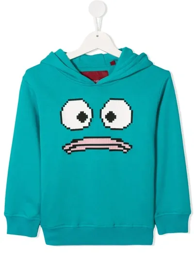 Mostly Heard Rarely Seen 8-bit Kids' Tiny Pink Beak Hoodie In Blue