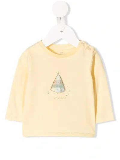 Knot Babies' Powhatan Long Sleeved Top In Yellow