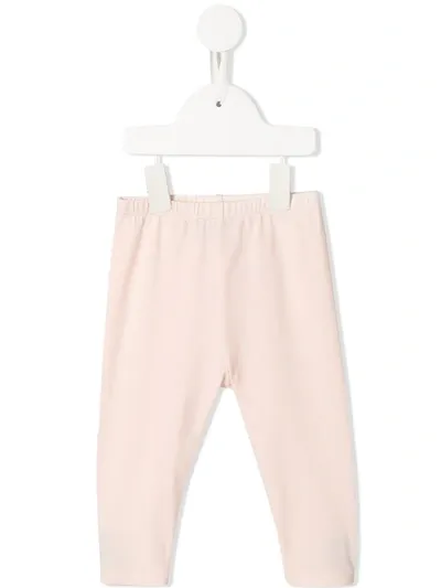 Velveteen Babies' Janet Elasticated Waist Leggings In Pink