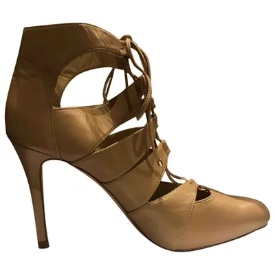 Pre-owned Lk Bennett Leather Heels In Beige