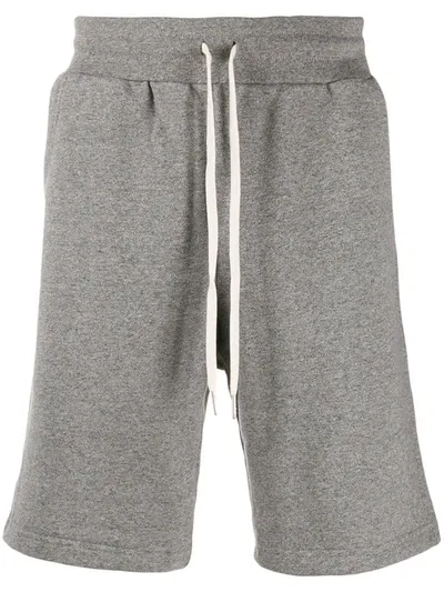 John Elliott Crimson Drawstring Shorts In Dark Grey