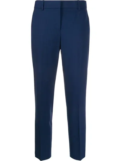 Theory Cropped Style Chinos In Blue