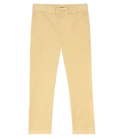 Burberry Kids' Cotton Chinos In Beige