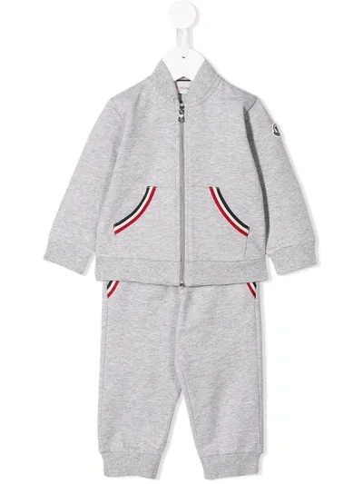 Moncler Babies' Jogginganzug Mit Schalkragen In Grey