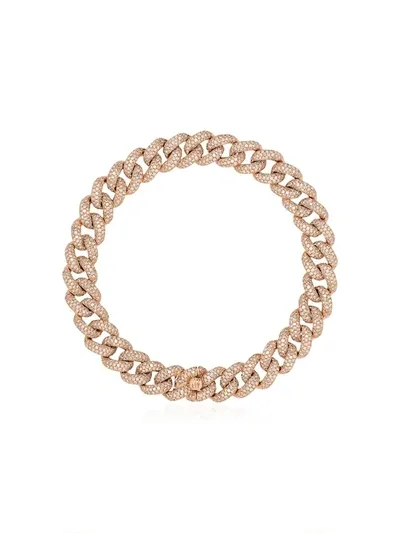 Shay 18k Rose Gold Essential Link Diamond Bracelet