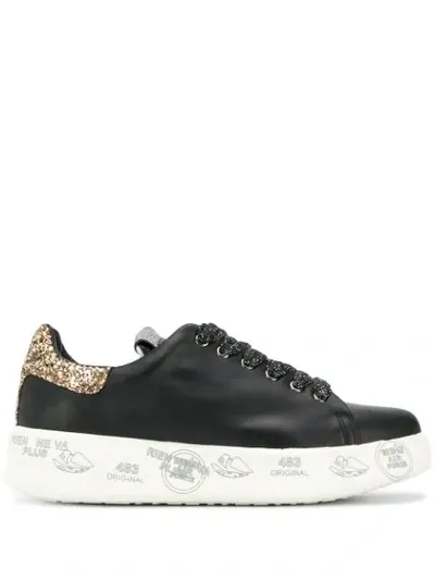 Premiata Belle Sneakers In Black Leather