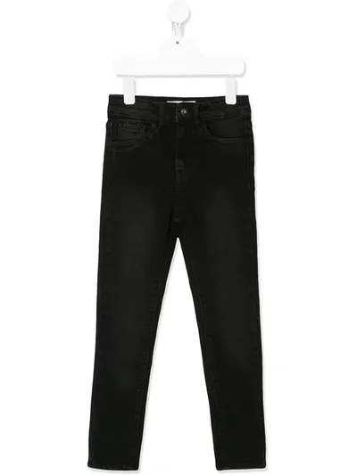 Levi's Teen Fitted Skinny Jeans In 黑色