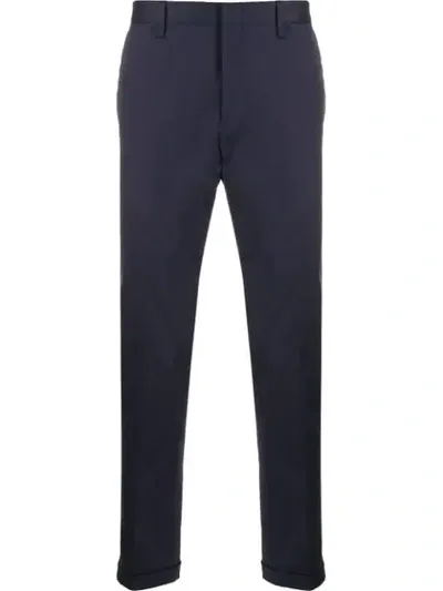 Paul Smith Tapered Leg Tailored Trousers In Blue