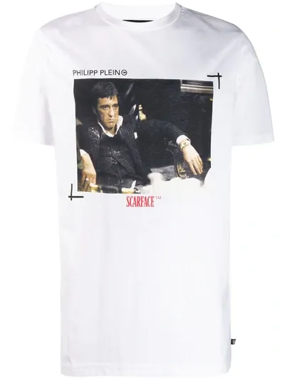 Philipp Plein Scarface Print T-shirt In White