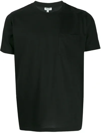 Kenzo Mens Short Sleeve Chest Pocket T-shirt In Black