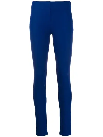 Joseph Stretch-gabardine Leggings In Blue