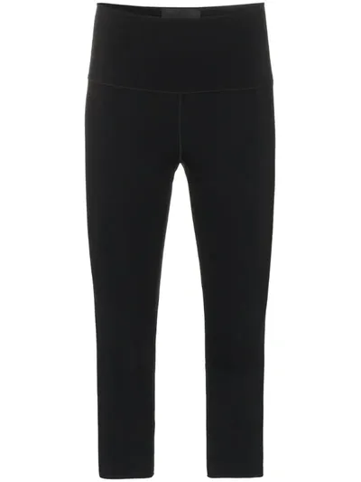 Wone Three-quarter Leggings In Black