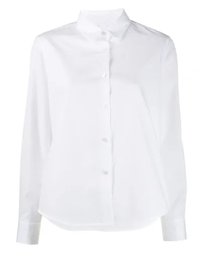 Lis Lareida Long-sleeve Flared Shirt In White