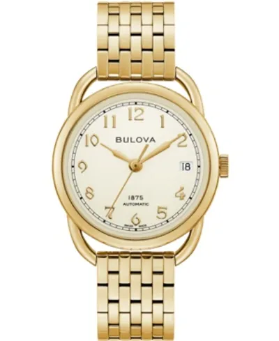 Bulova Limited Edition  Women's Swiss Automatic Joseph  Gold-tone Stainless Steel Bracelet Watc