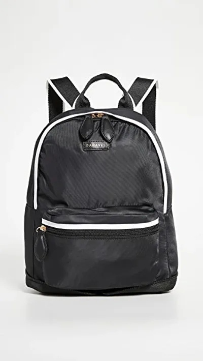 Paravel Mini Fold Up Backpack In Black