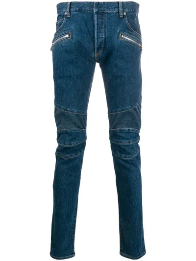 Balmain Slim-fit Jeans In Blue