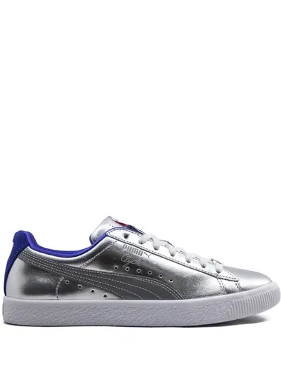 Puma X Le X Jahan Loh Clyde Future Past Le Sneakers In Silver