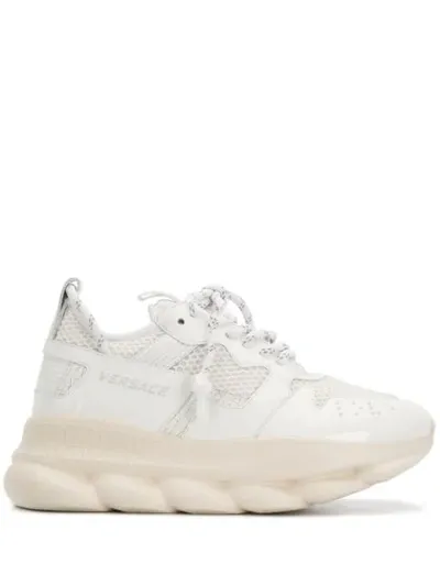 Versace Chain Reaction 2 Low-top Sneakers In White