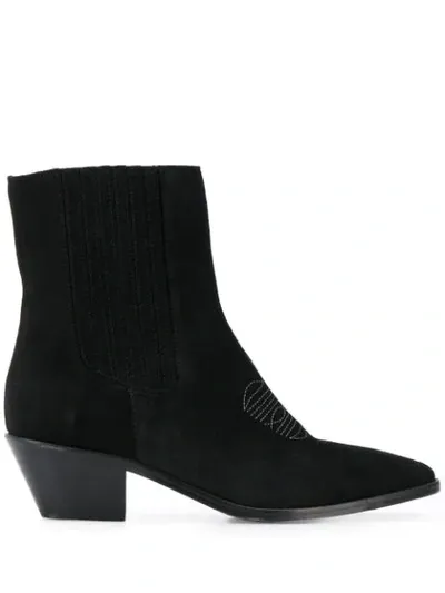 Zadig & Voltaire 55mm Tyler Elastic Boots In Black