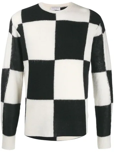 Tiger Of Sweden Colour Block Knitted Jumper In Black