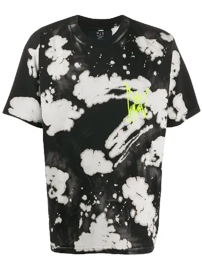 Mjb Marc Jacques Burton Festival Tie-dyed Cotton-jersey T-shirt In Black