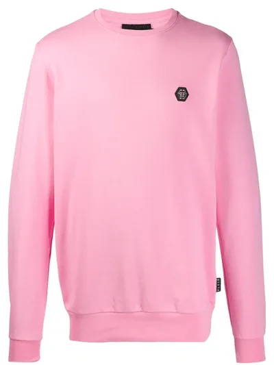 Philipp Plein Pink Paradise Crew Neck Sweatshirt