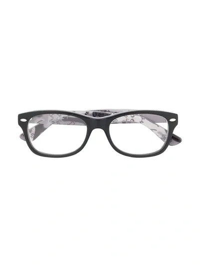 Ray-ban Junior Kids' Square Shaped Glasses In Black