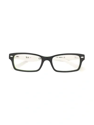 Ray-ban Junior Kids' Square Shaped Glasses In Black