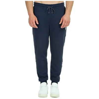 Michael Kors Drawstring Cotton Track Pants In Blue