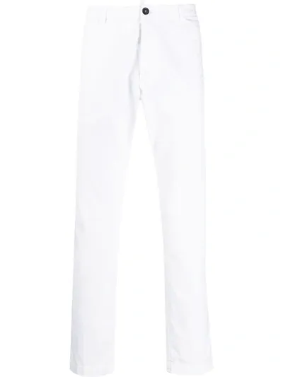 Dsquared2 Regular Fit Chino Trousers In White