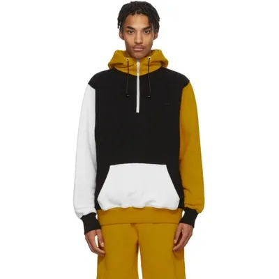 Marni Colorblocked Hooded Sweatshirt In Multicolour