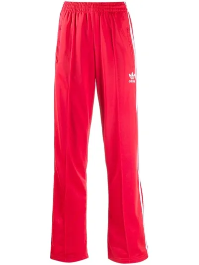 Adidas Originals Firebird Track Pants In Red